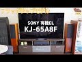【有機EL】SONY最強のテレビがすごかった!音にびっくり KJ-65A8F【4K】