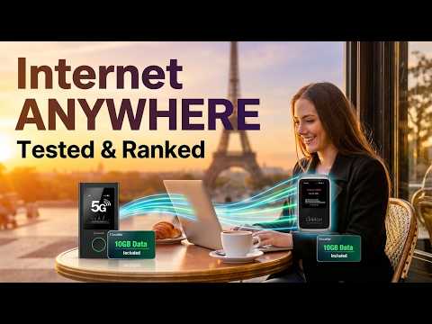 Top 5 Best Portable WiFi Hotspots for Travel 2026 – No SIM, Global 4G/5G