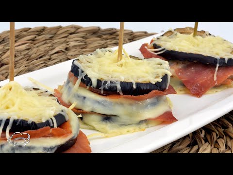 LASAÑA DE BERENJENA GRATINADA 🍆 para comerla a bocados 👨‍🍳