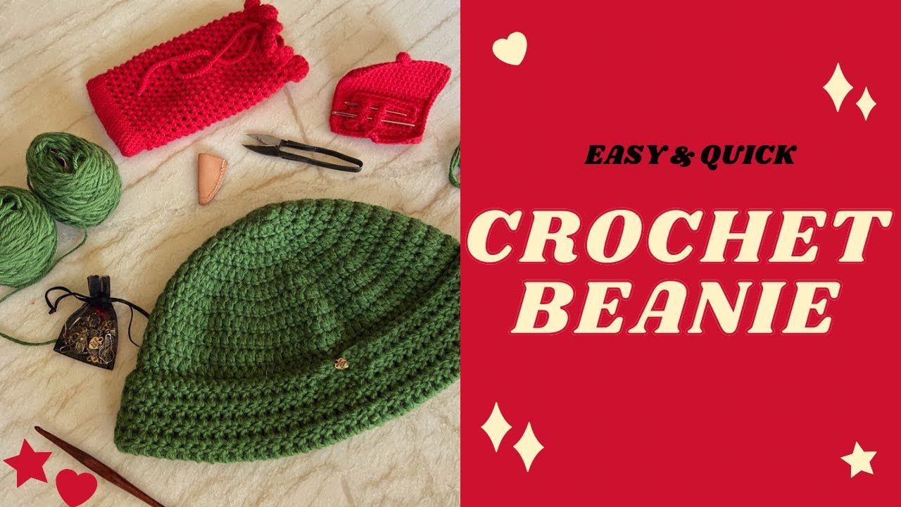 HOW TO: CROCHET BEANIE ★ BEGINNER FRIENDLY - YouTube