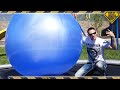 Filling Giant 6 FT BALLOONS with Liquid Nitrogen!