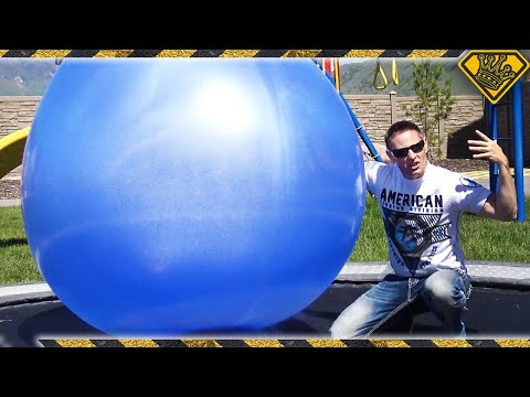 Watch What Happens When You Fill A Giant Balloon With Liquid Nitrogen