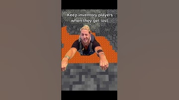 Keep inventory players when they get lost #minecraft #gaming #meme #funny (Credit: Colemanator)
