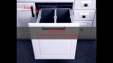 Large Waste and Recycle Pullout with Soft-Closing Slides