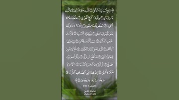 #سورة التسبيح || الشيخ خالد آل يحيى