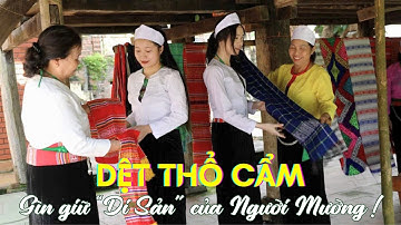 NGHỀ DỆT THỔ CẨM Trong Thời Đại 4.0 – Giữ Gìn DI SẢN trên cạp váy Mường