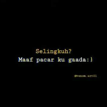 Selingkuh?Maaf Pacar Ku Gada
