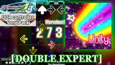 【DDR A3(GP)】 Unity [DOUBLE EXPERT] 譜面確認＋クラップ
