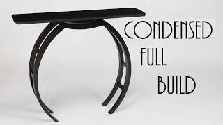A condensed full build of my steam bent table finished with Japan Black stain