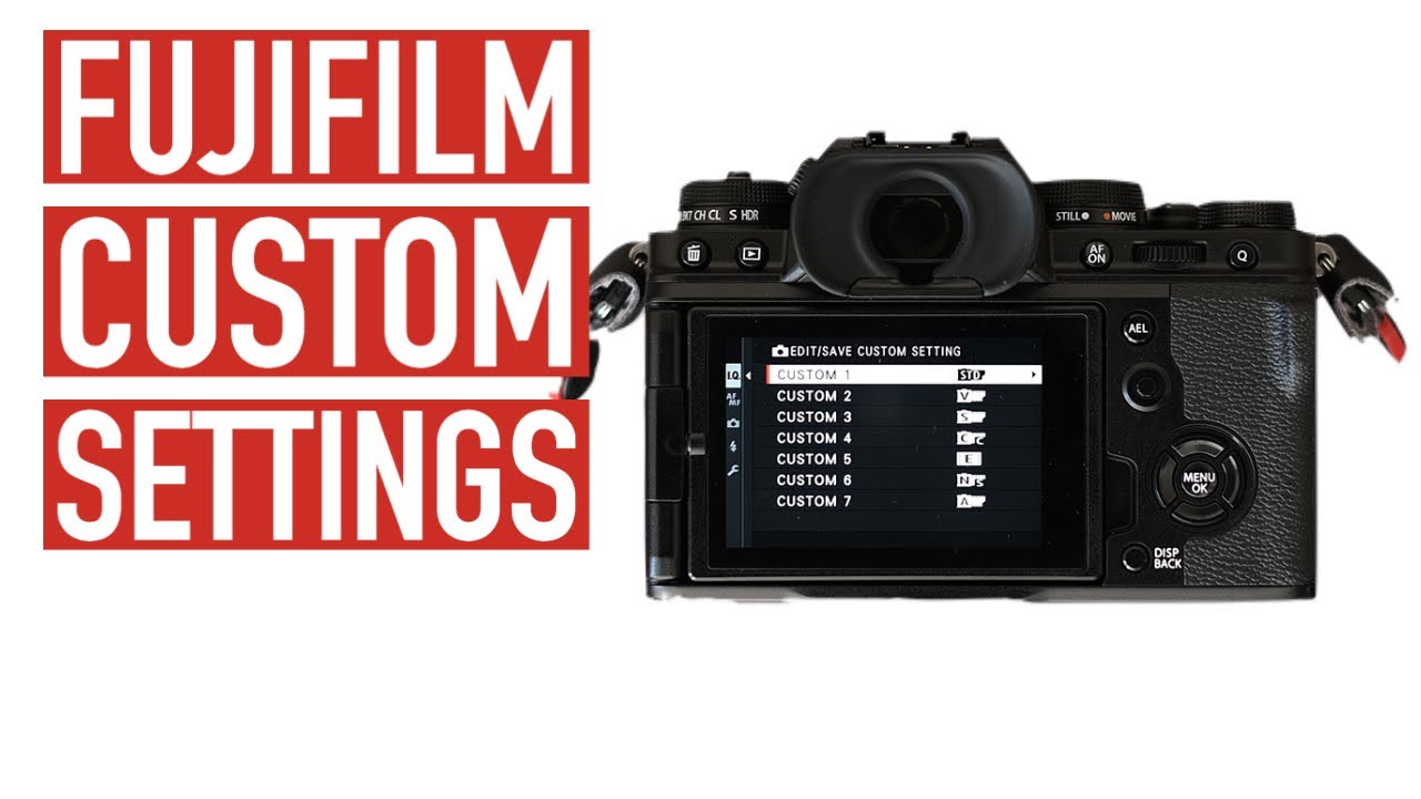 Fujifilm XT4/XT3 How to Reset Custom Settings YouTube