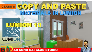 COPY AND PASTE MATERIALS IN LUMION (CLASS 7 ) #lumion10#lumion11