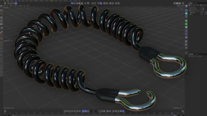 Spline modeling in Cinema 4D