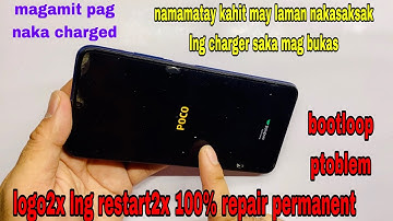 poco m3 bootloop problem logo poco only done 100% solution back to hard drain tested repair!!!