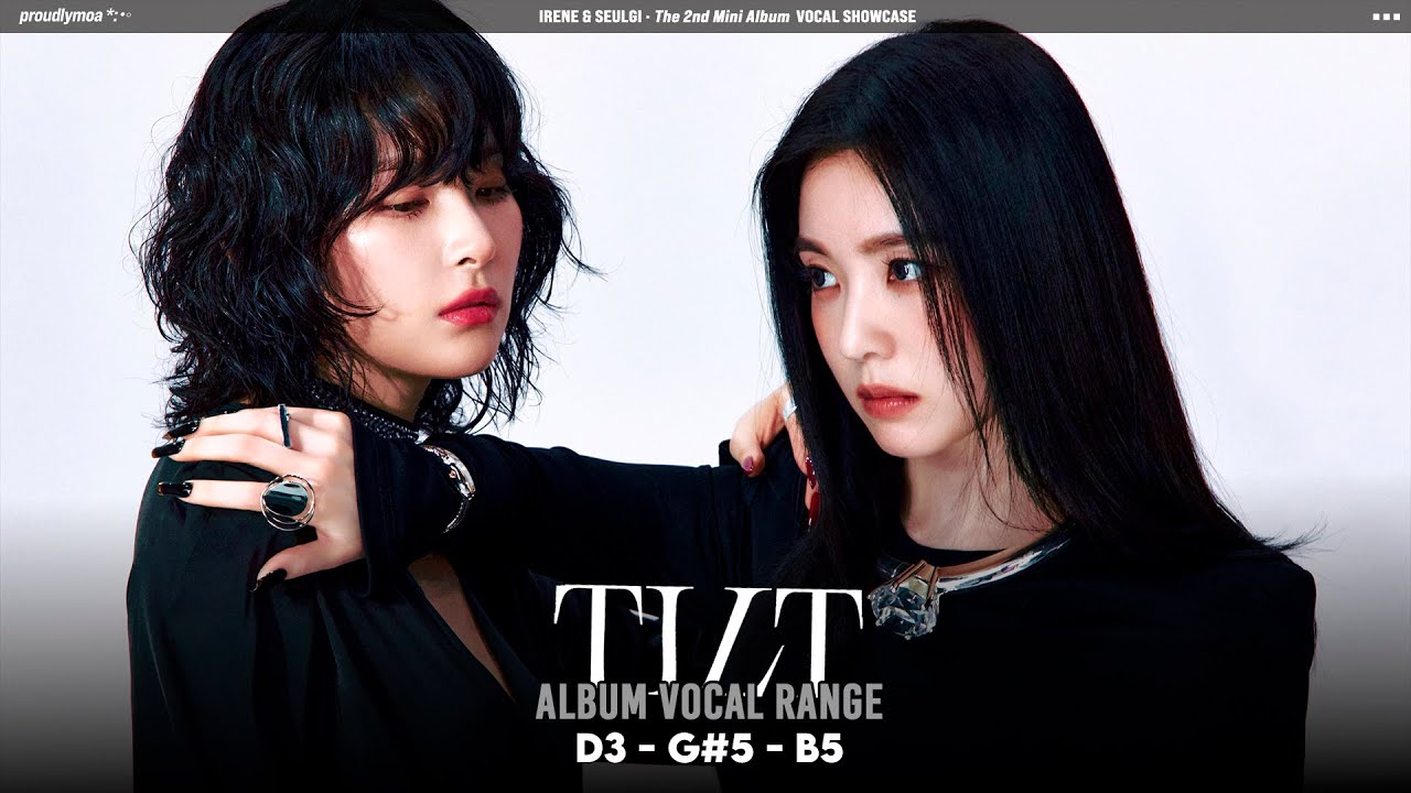 IRENE & SEULGI ❝Tilt❞ Album Range『 D3 - G♯5 - B5 』
