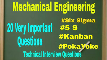 Mechanical Engineering Interview Questions and Answer / Campus Placement/ Competitive Exam, Part - 5