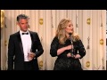 Adele wins Oscar for Skyfall theme. Oscars 2013