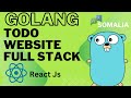 Sidee loo sameyaa Todo app, CRUD ,React, css ,Go,fiber, mongDB | Somalia