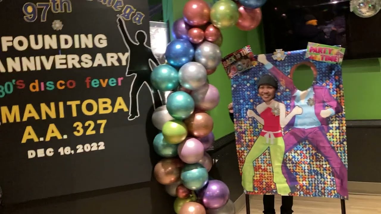 Balloons decoration set up , for the APO anniversary