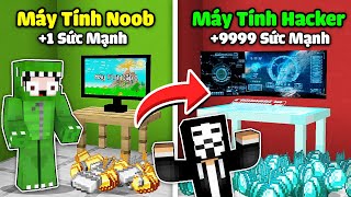 MINECRAFT BEDWARS NÂNG CẤP MÁY TÍNH HACKER VŨ TRỤ ĐƯỢC VÔ HẠN KIM CƯƠNG TROLL NOOB TEAM