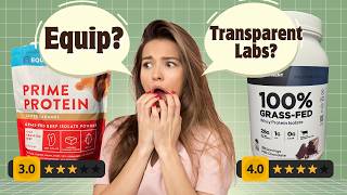 Equip Protein vs Transparent Labs: One Looks Clean, One Proves It