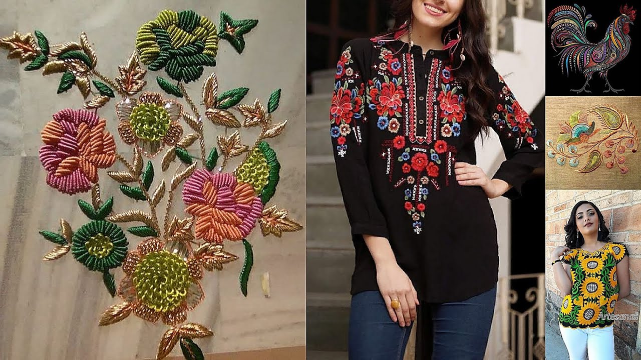 Embroidery Designs || Embroidery Patterns Machine Inspirations - YouTube