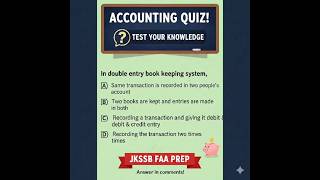 Test your accounting knowledge! 🧠 Do you know the fundamental principle of the double-entry
