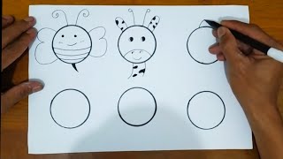 Cara Menggambar Hewan Dari Bentuk Lingkaran Untuk Anak