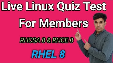 Live Linux Test For #NehraClasses Members