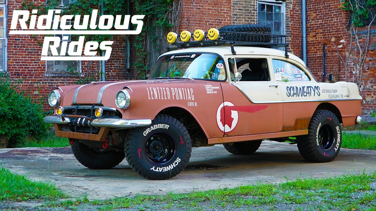 Video Off-Road Rally Pontiac With 1955 Upgraded Style: