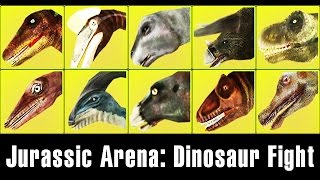 Jurassic Arena: Dinosaur Fight #1 - T-Rex, Compsognathus | Eftsei Gaming