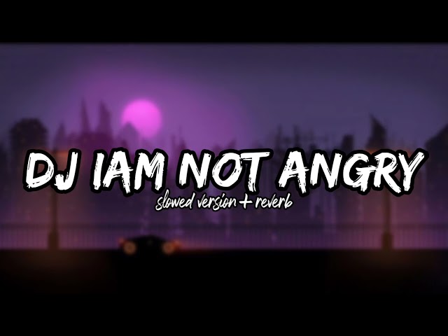 Dj Iam Not Angry   Slowed + Reverb Tik Tok mengkane 🎶🎧 class=