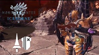 MHW ICEBORNE Fatalis หอกและโล่