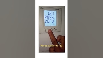 select MFM383F energy meter reset password and processes #engineering
