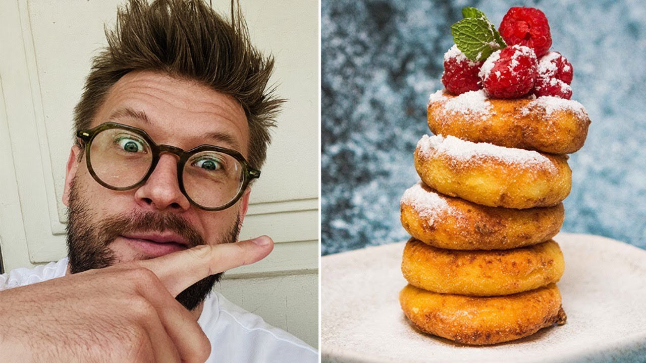 Alfas šiandien gamina purius varškėčius, greitus balandėlius orkaitėje ir pavasariškai gaivų desertą