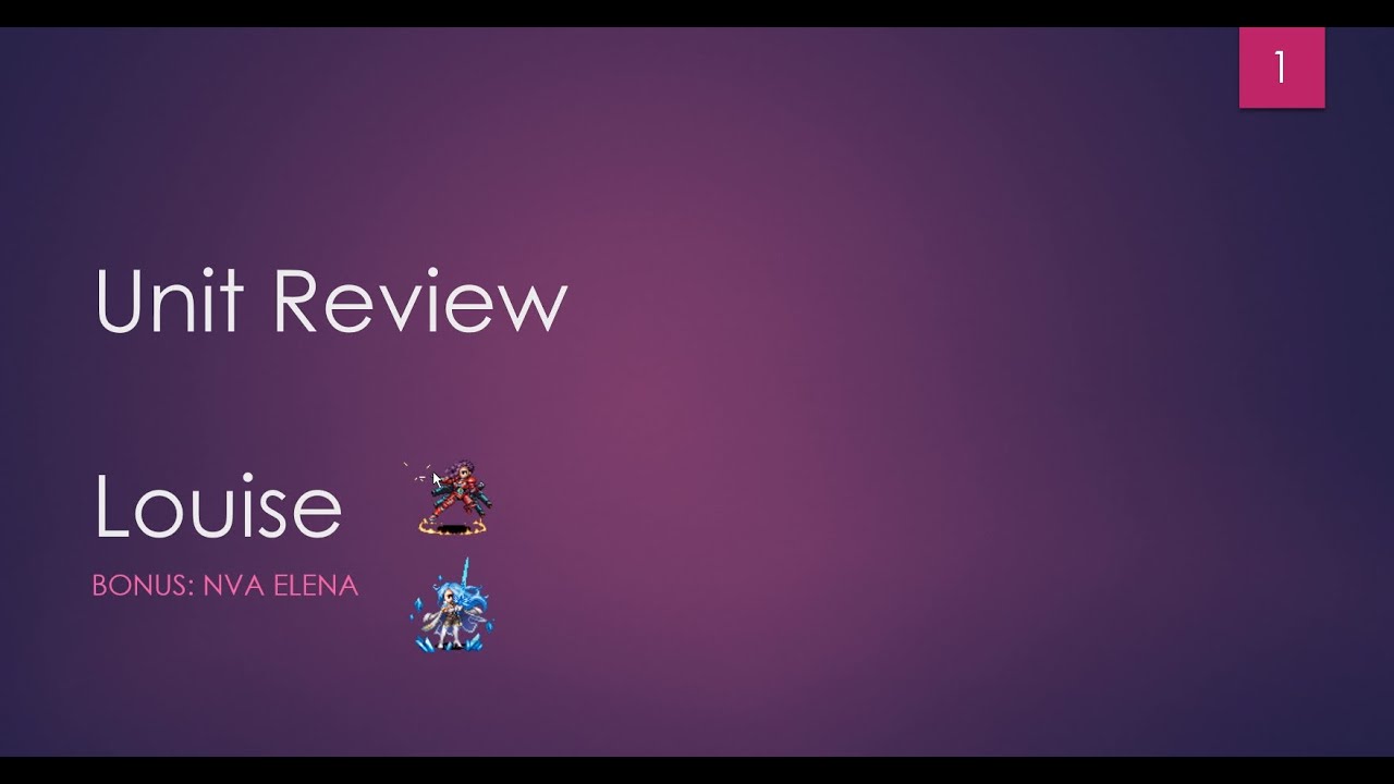 FFBE - Unit Review: Louise