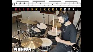 Drum Lesson - 16th note drum fil #23 | Ariel Kasif