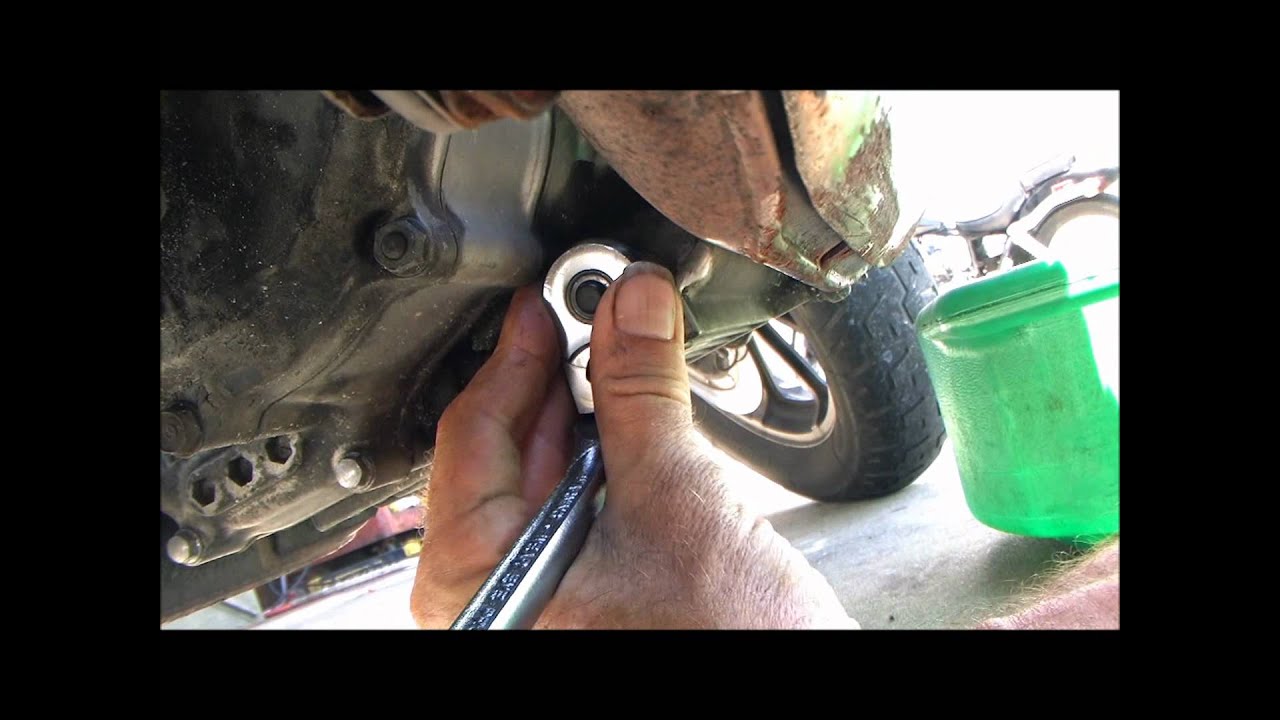 Quickie GL1200 Goldwing Oil Change YouTube