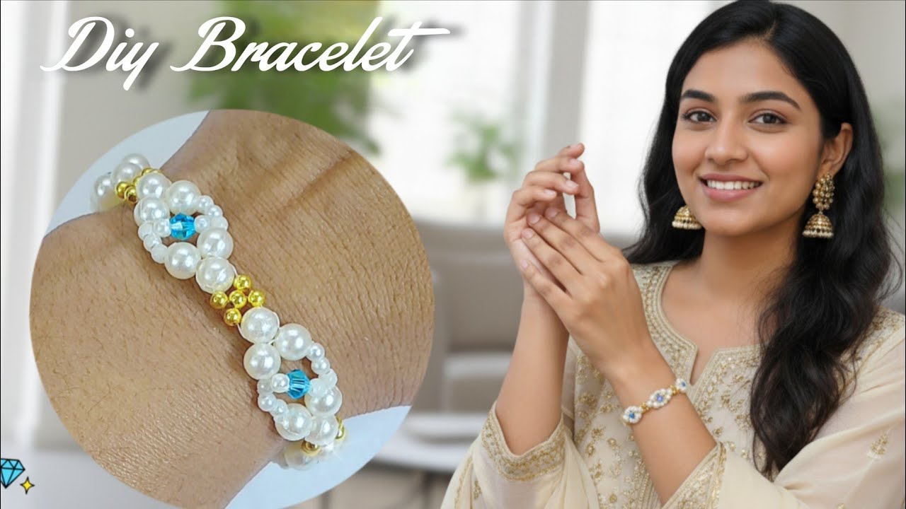 BEADS  BRACELET MAKING IDEA 2026 #546 | NEW HANDMADE JEWELLERY DESIGN | ORNAMENTS AT HOME