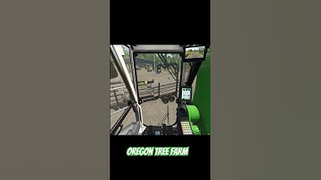 UNLOADING THE TRUCK LIKE A BOSS #farmingsimulator25 #forestry #logging #shorts #skills