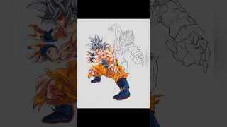 Goku ultra instinct | Vegeta ultra ego #shorts #goku #vegeta #drawing Goku ultra instinct | Vegeta ultra ego #shorts #goku #vegeta #drawing