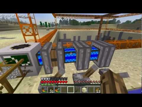 Minecraft Episode 6 - How to use a Buildcraft Quarry