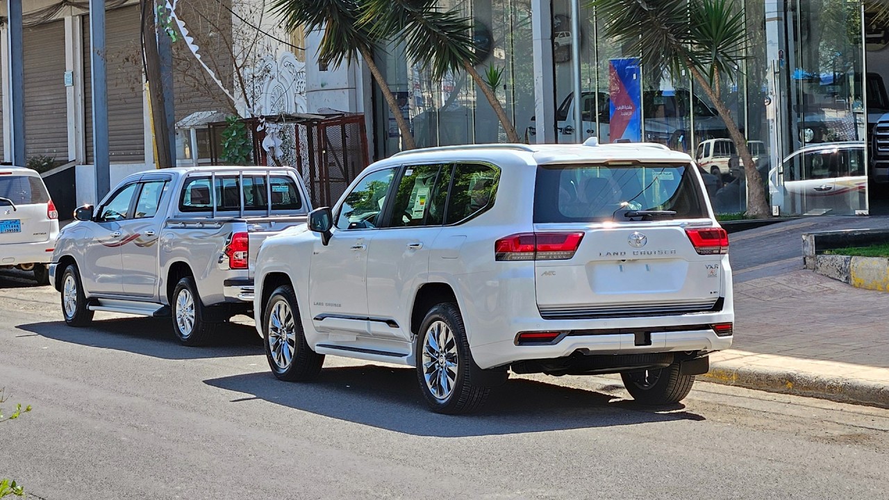 لاند كروزر 2025 صفيحه 9 وهايلكس بصمه موديل 25 غمارتين بازرعه