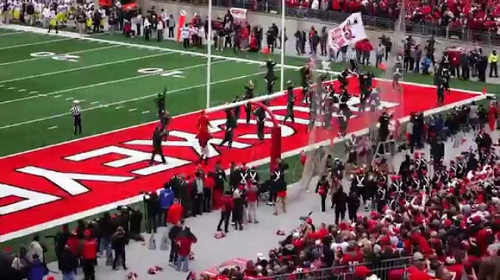 End Zone Band Celebrations and Post Game Singing OSU vs MI 11 29 2014