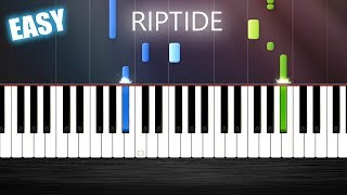 Vance Joy - Riptide - EASY Piano Tutorial by PlutaX - Synthesia chords