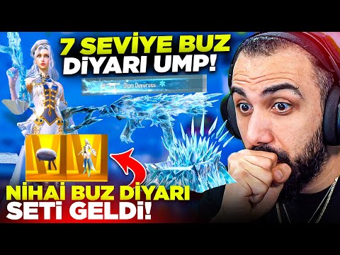 AYLARDIR BEKLENEN YENİ 7 SEVİYE BUZ DİYARI UMP VE BUZ NİHAİ SETİ GELDİ!! FULLEDİK | PUBG MOBILE