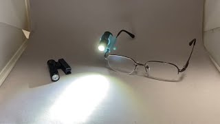 3D printed EDC Flashlights Holder for Glasses