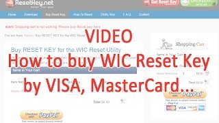 Buy WIC Reset Utility Tools Reset Key  - By Visa, MasterCard