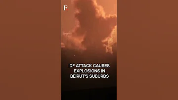 Israeli Strikes Hit Suburbs Of Lebanon S Capital Beirut Subscribe To Firstpost 