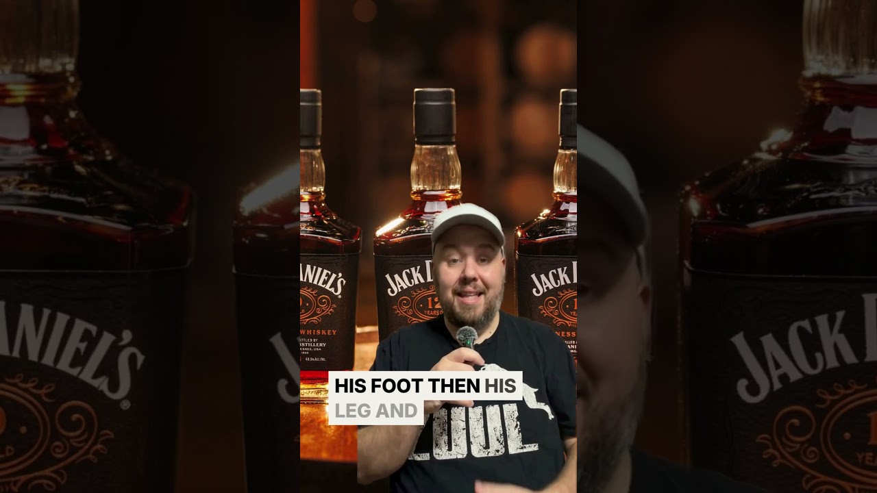 The Whiskey Founder Who Died From A Toe Injury 🥃 #jackdaniels #history #shorts