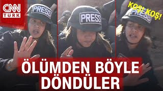 Fulya Öztürk ve Halil Kahraman'ın Yanına Roket Atıldı! Ölümden Böyle Döndüler...